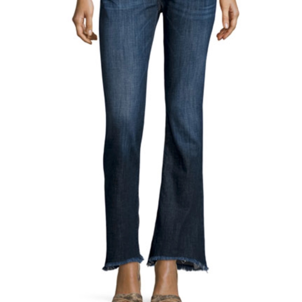 Current/Elliott Flip Flop frayed bootcut